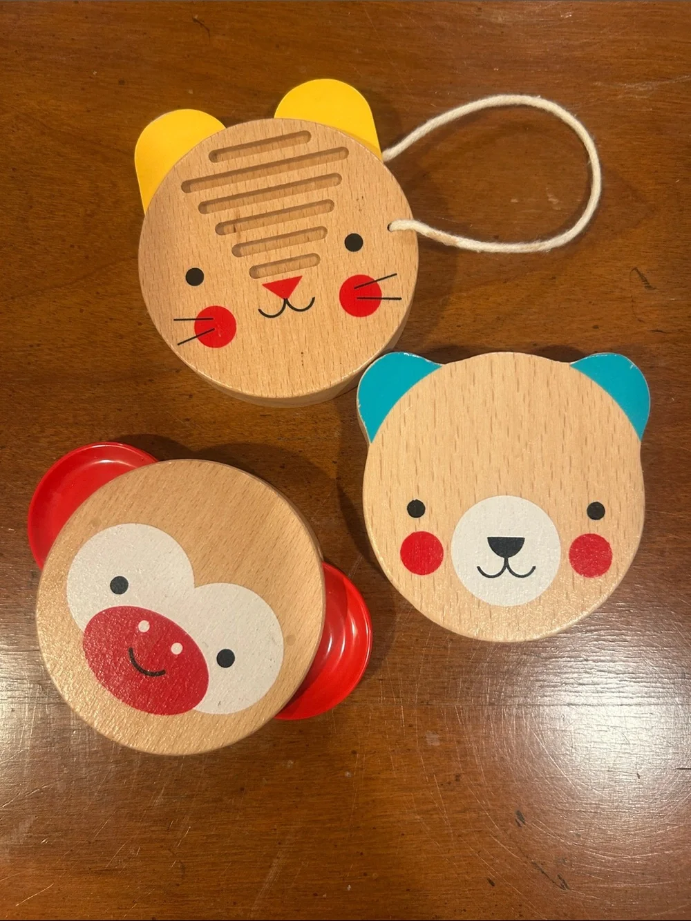 LAST CHANCE! Petite Collage Animal Friends Wooden Musical Instruments